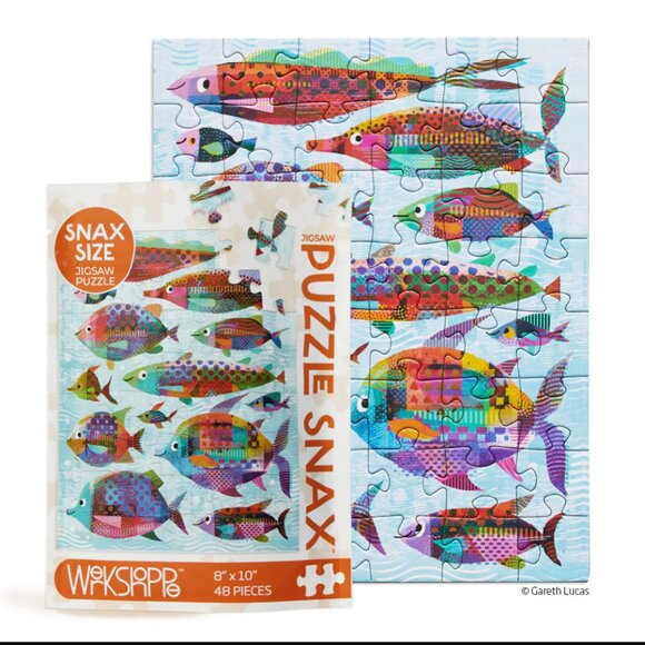 Werkshoppe - Fishes 48 Piece Puzzle Snax - Picture 1 of 4